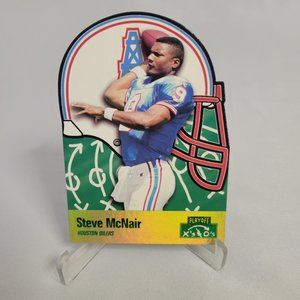 Steve McNair 1996 Playoff Prime X's & O's Die Cut #48